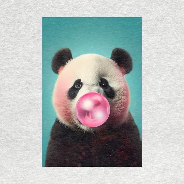 Bubblegum Panda Bear by JensenArtCo